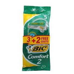 بیک خودتراش کامفورت دو لبه5عدد(2+3)